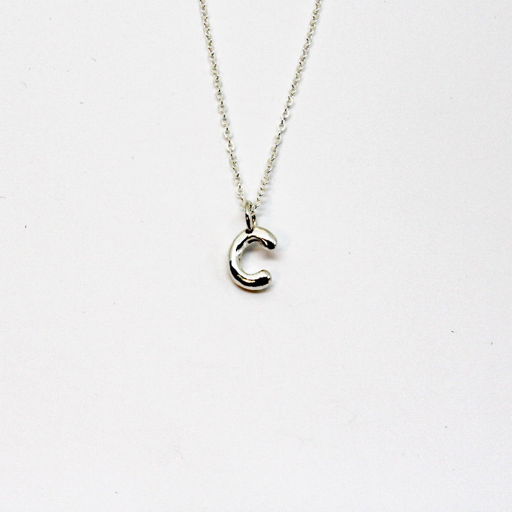 Bubble Initial Pendants