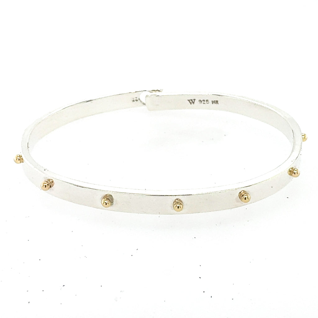5mm Gold Bubble Beach Bangle
