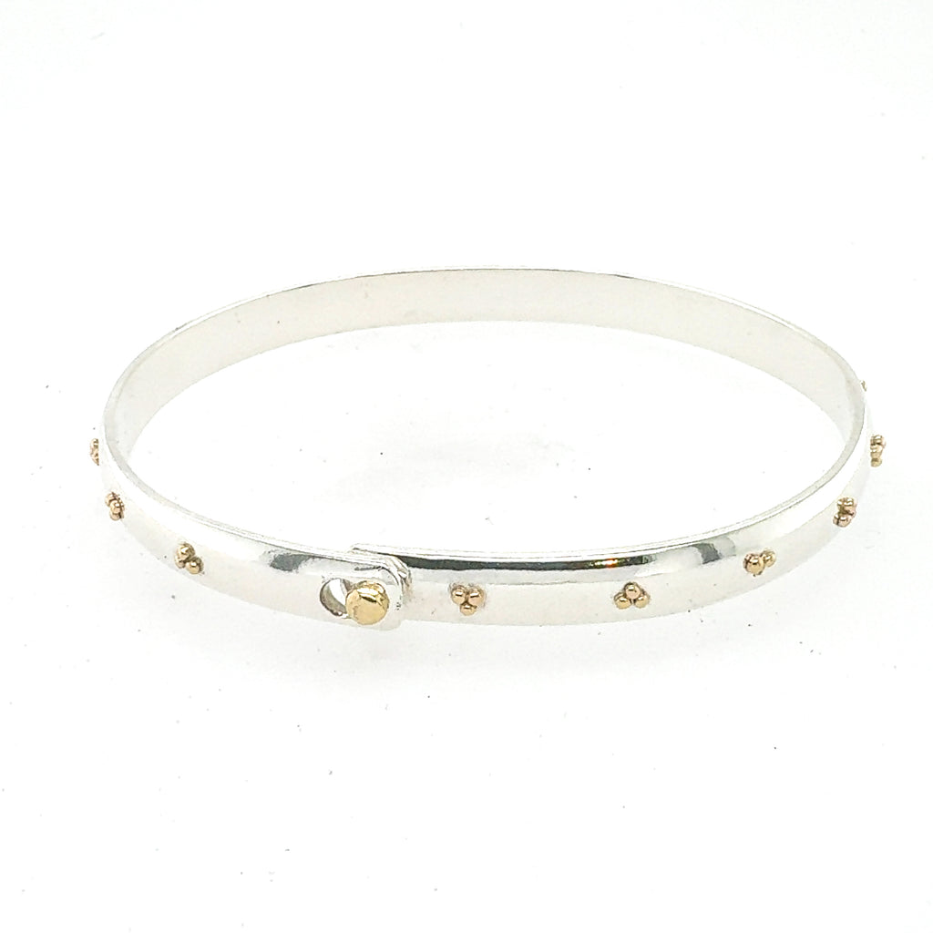 6mm Gold Trinity Beach Bangle