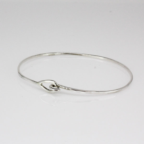 Sterling Silver 2mm Mini Hook Bracelet