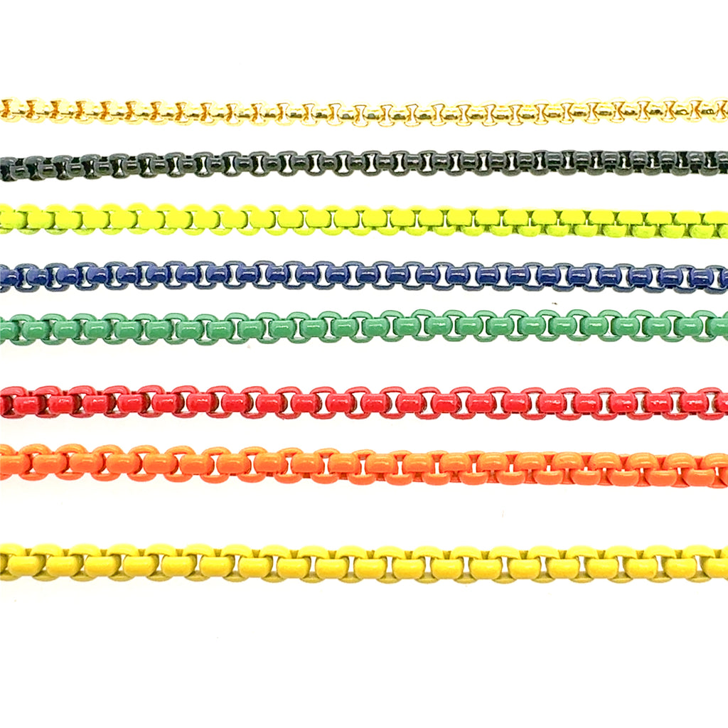 Multi Color Chain Necklaces