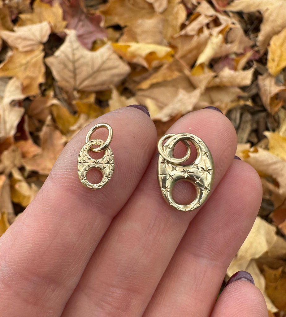 Gold Stardust Mariner Pendant