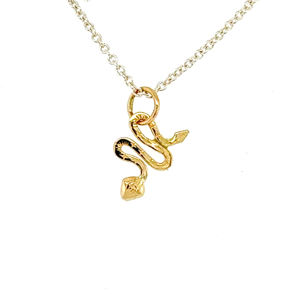 Mini 14k Snake Charm