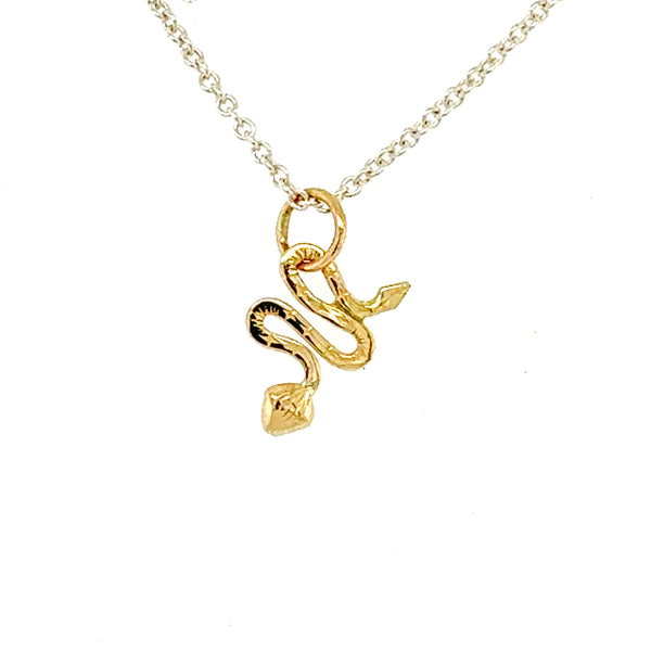 Mini 14k Snake Charm