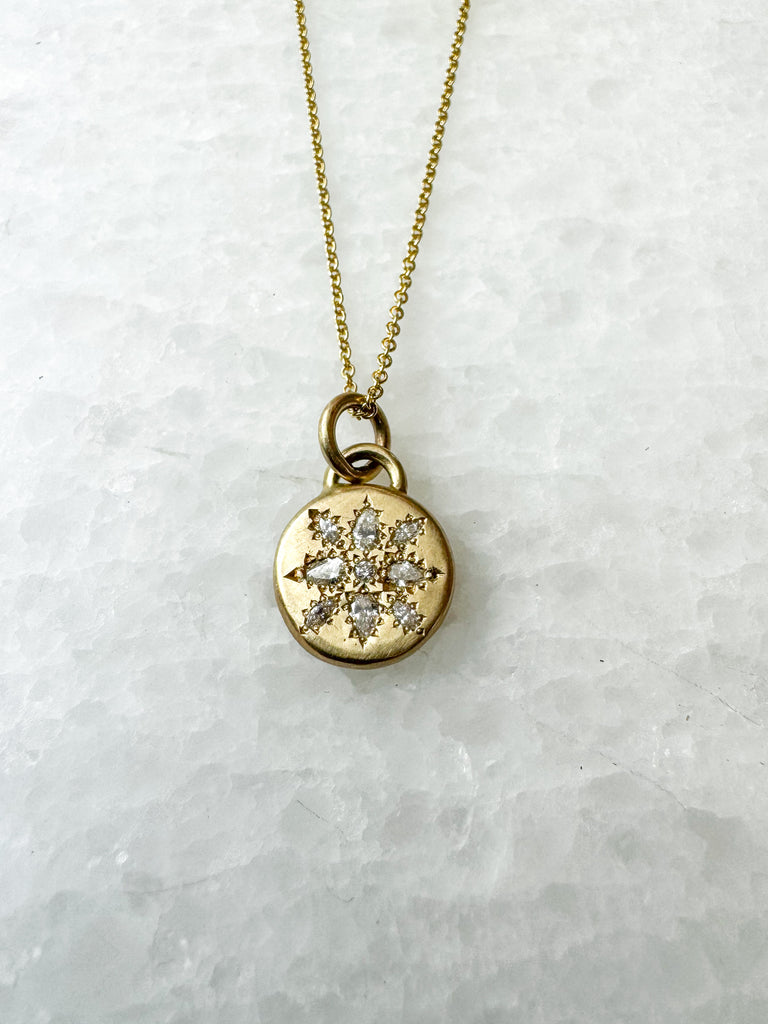Diamond Snowflake Pendant