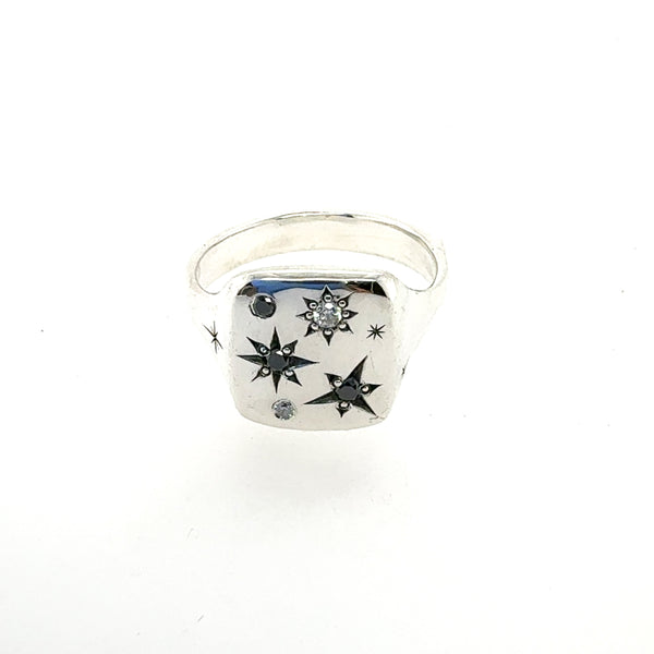 Starry Night Signet Ring