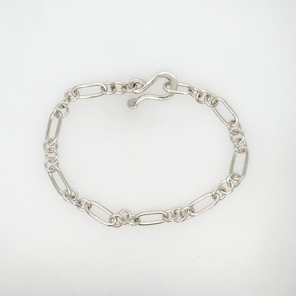 Sterling Trombone Link Bracelet