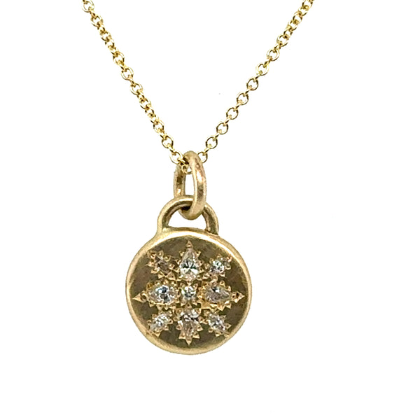 Diamond Snowflake Pendant
