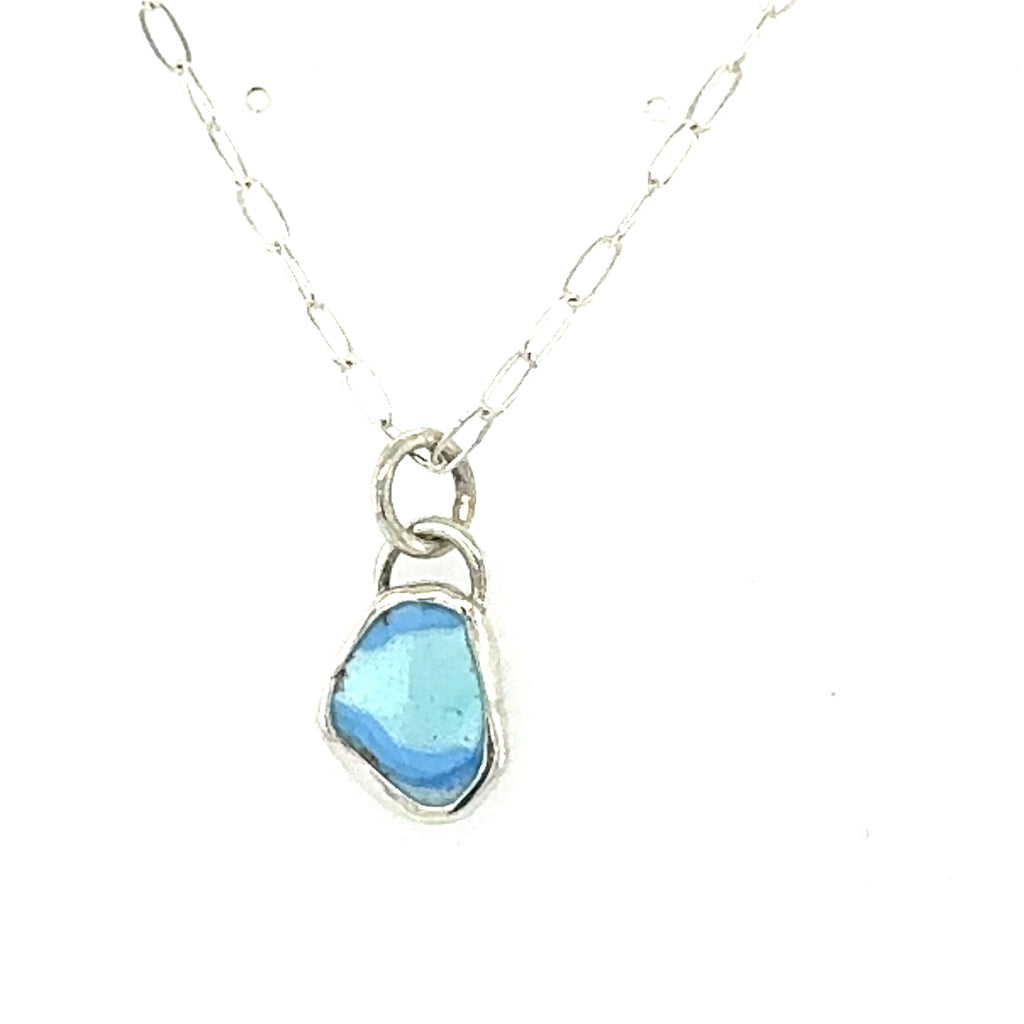 Golden Hills Turquoise Slice Necklace