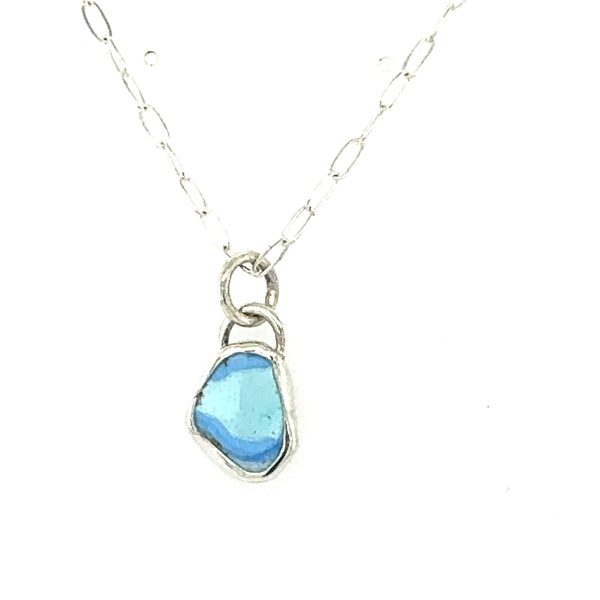 Golden Hills Turquoise Slice Necklace
