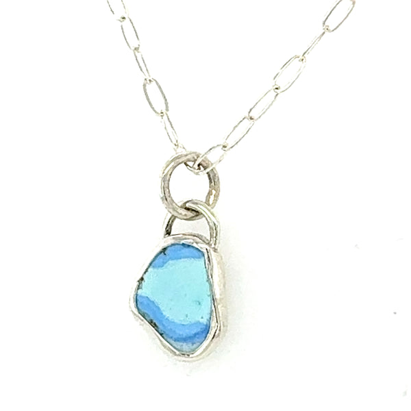 Golden Hills Turquoise Slice Necklace