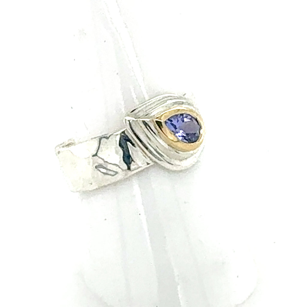 Tanzanite Cascade Ring