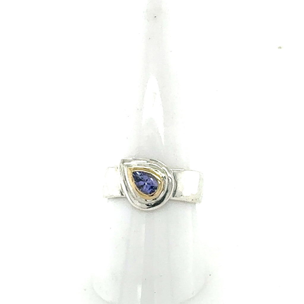 Tanzanite Cascade Ring