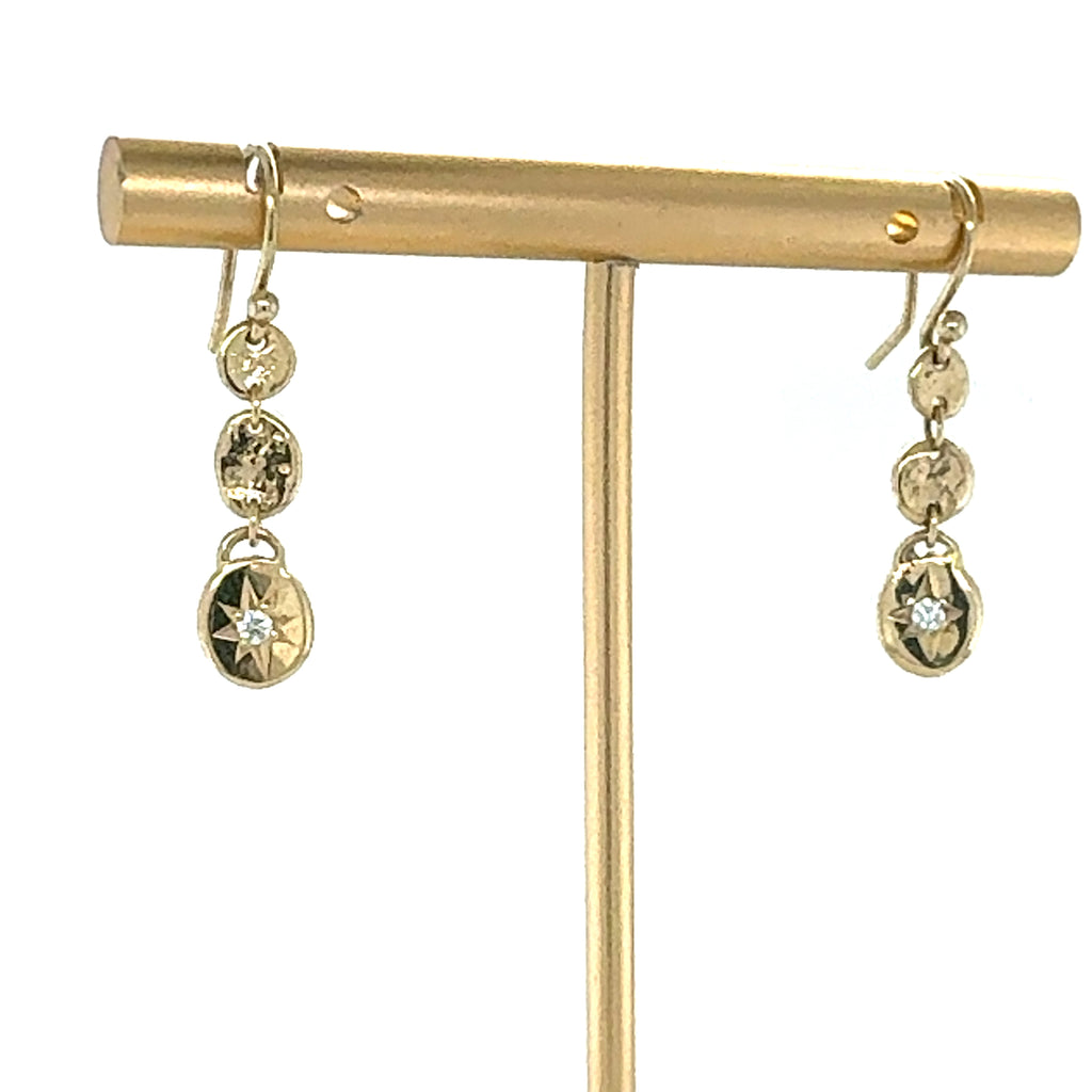 Starburst Diamond Chateau Earrings