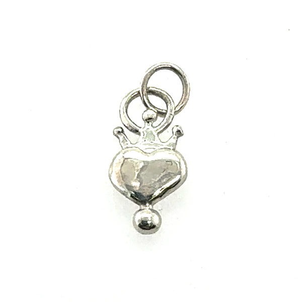 Sterling Silver Royal Heart Pendant