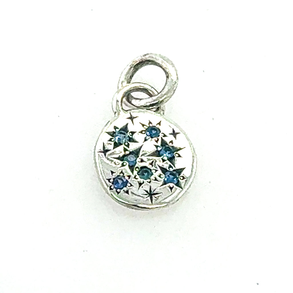 Blue Sapphire Celestial Starburst Disc