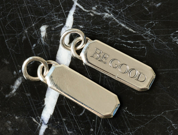 Elongated Engraved tag