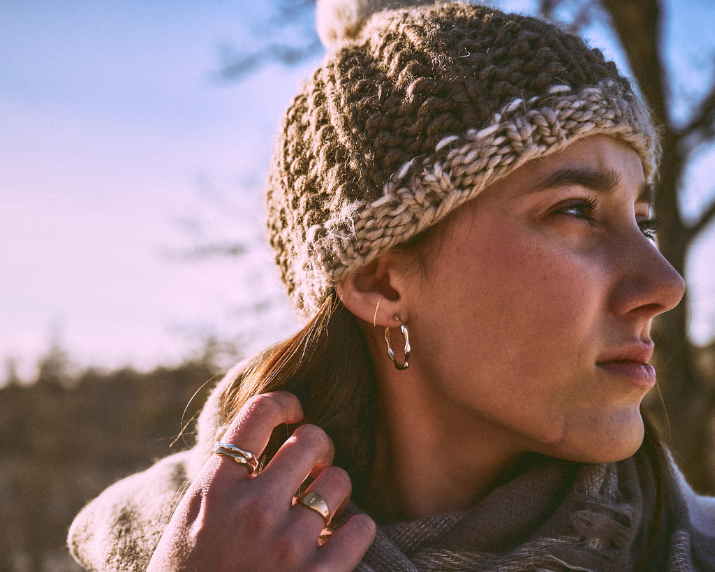 10k Gentle Wave Ring