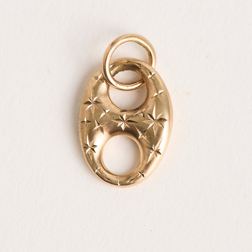 Gold Stardust Mariner Pendant