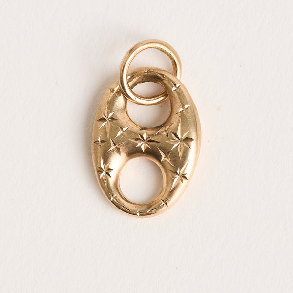 Gold Stardust Mariner Pendant