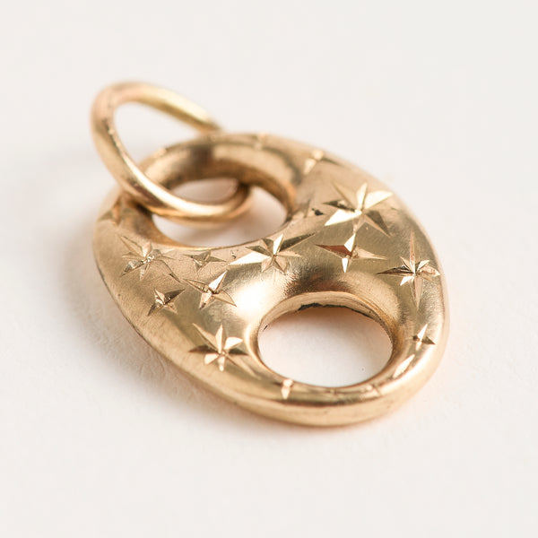 Gold Stardust Mariner Pendant