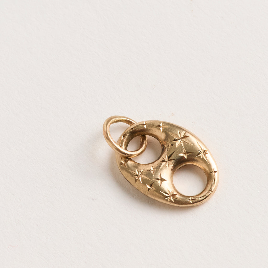 Gold Stardust Mariner Pendant