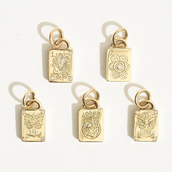 Mahjong Tile Pendants