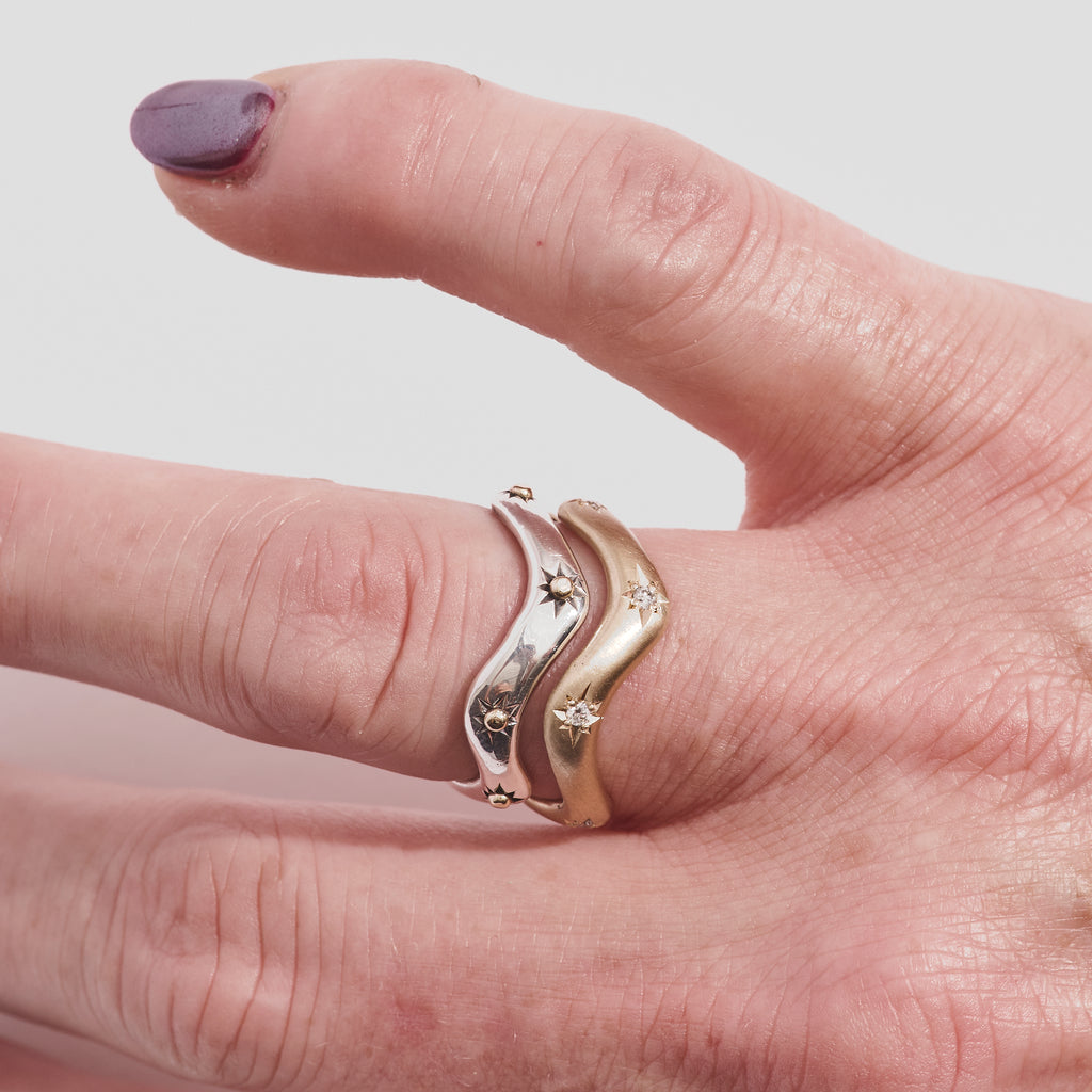 Stardust Wave Ring