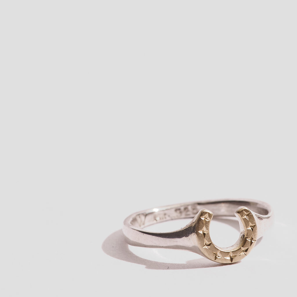 Mini Star Horseshoe Ring