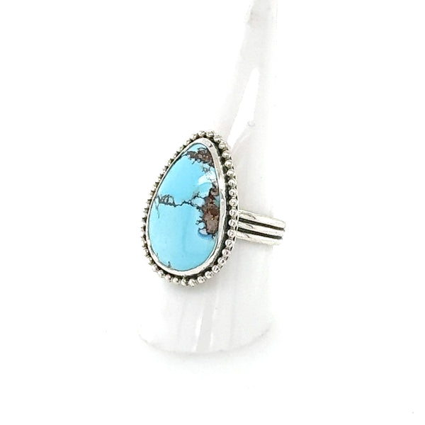 Large Teardrop Turquoise Ring