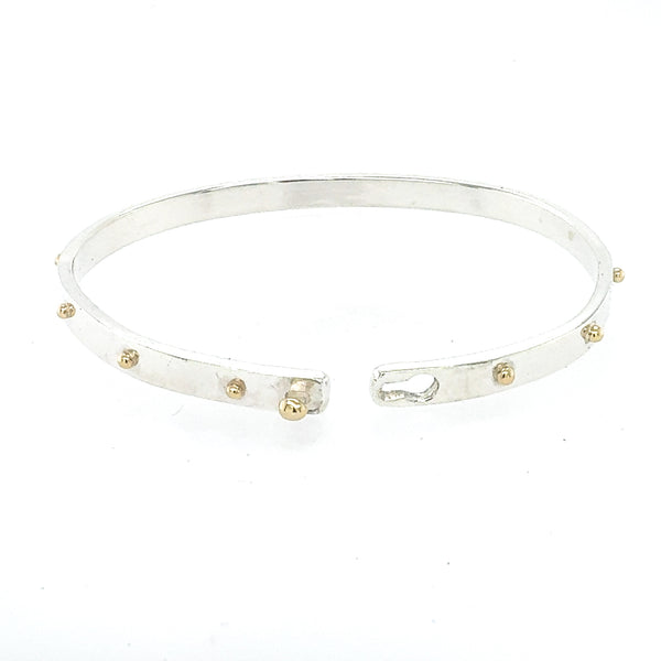 5mm Gold Bubble Beach Bangle