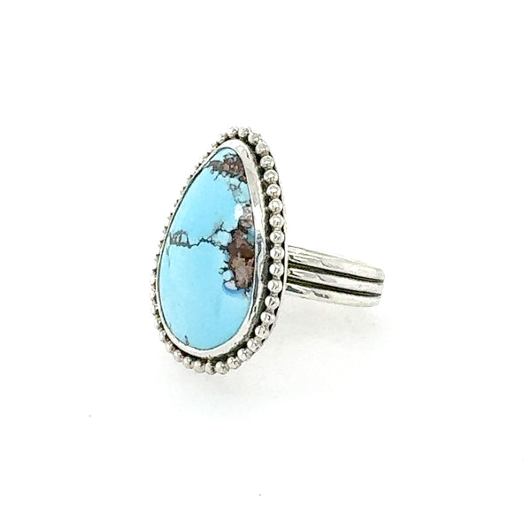 Large Teardrop Turquoise Ring