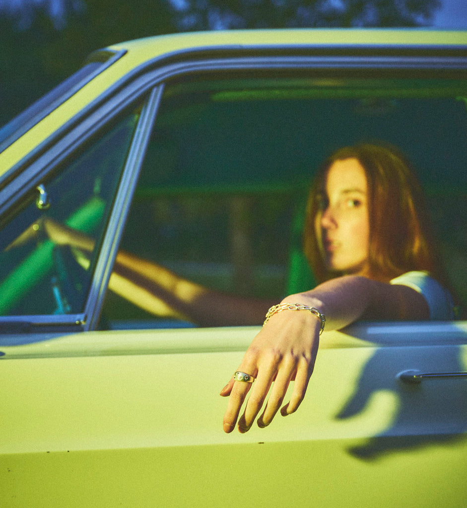 Ruby and Diamond Dome Star Ring