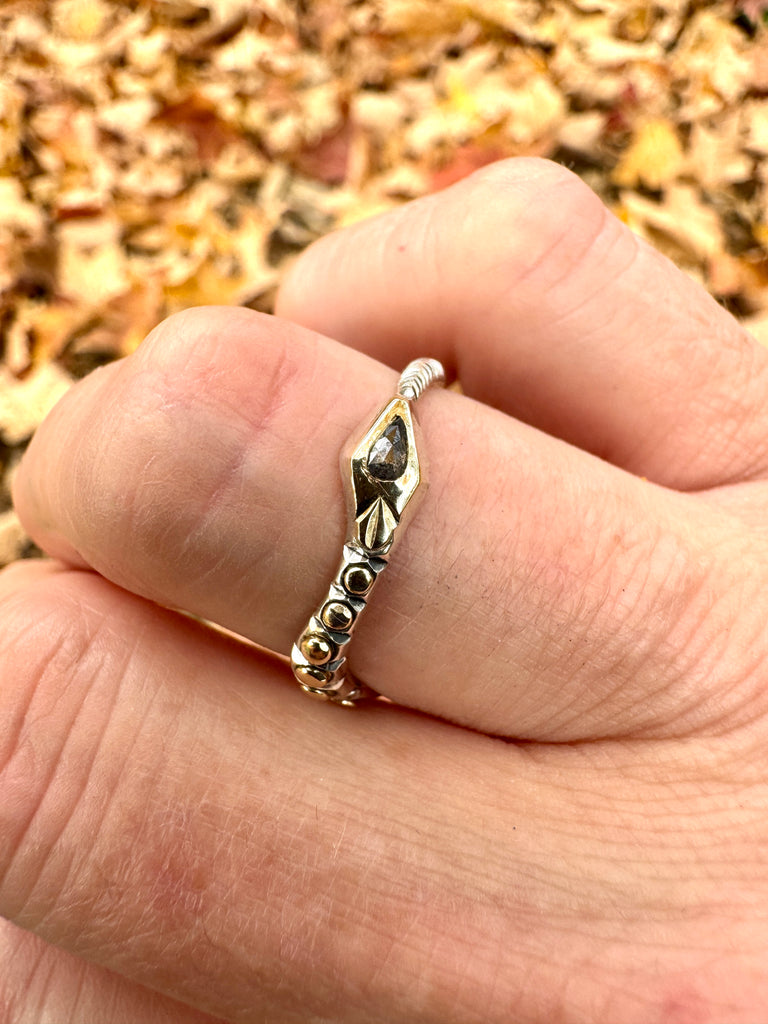Salt and pepper Snake