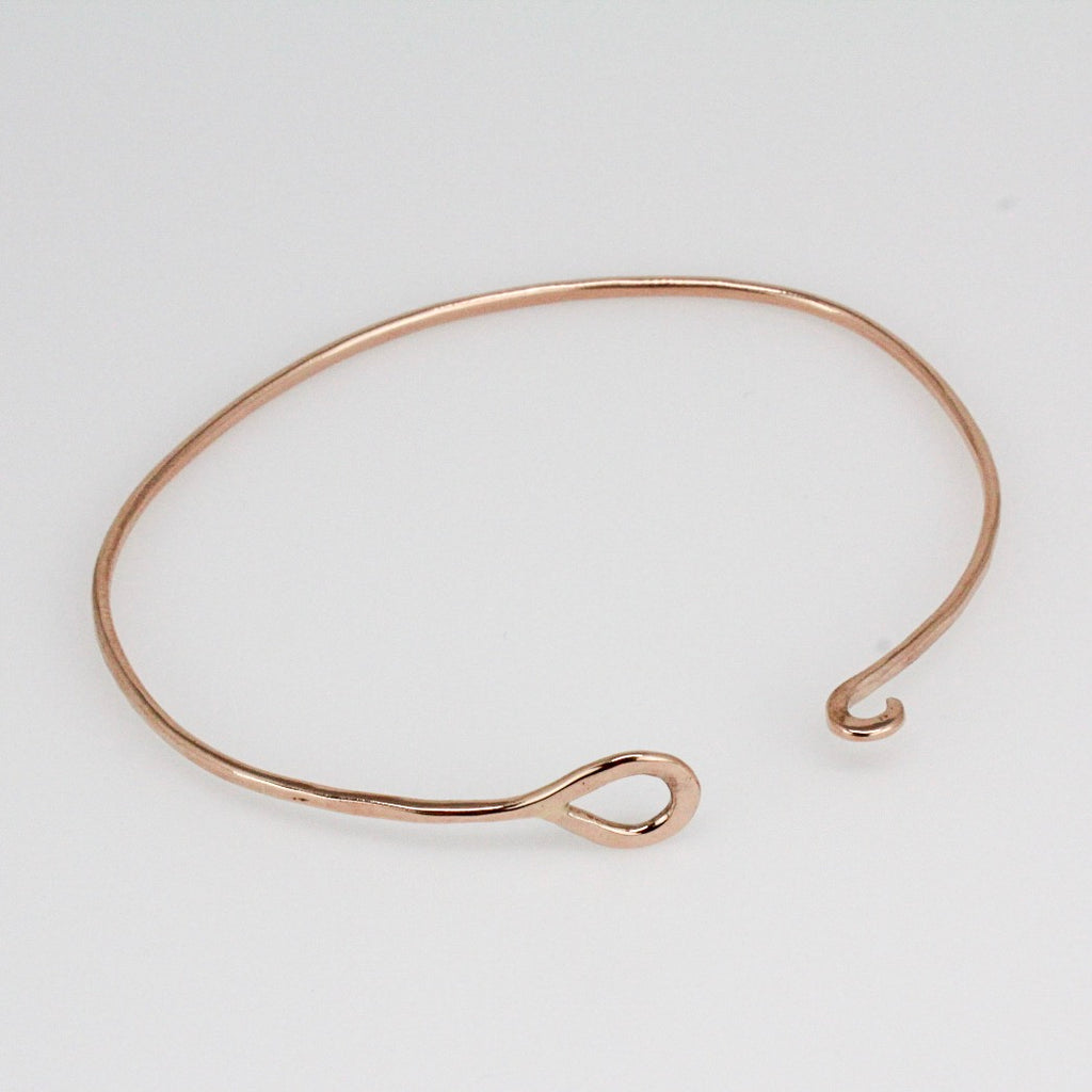 Rose Gold Mini 2mm Hook Bracelet