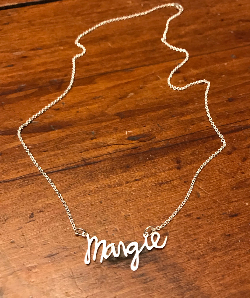 Custom Signature Necklace