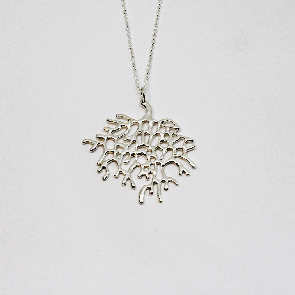 Freeform Sea Fan Coral Pendant Anne Waddell Jewelry