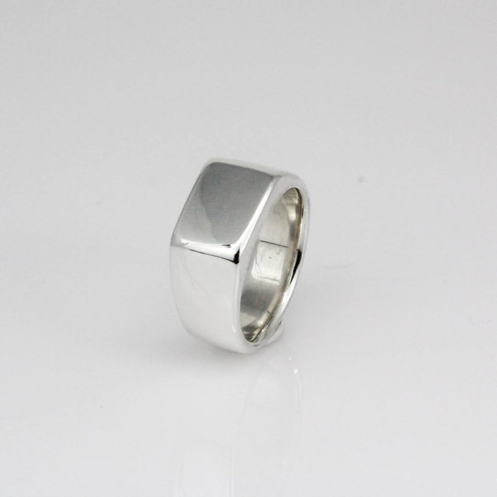 Wide Square Signet ring