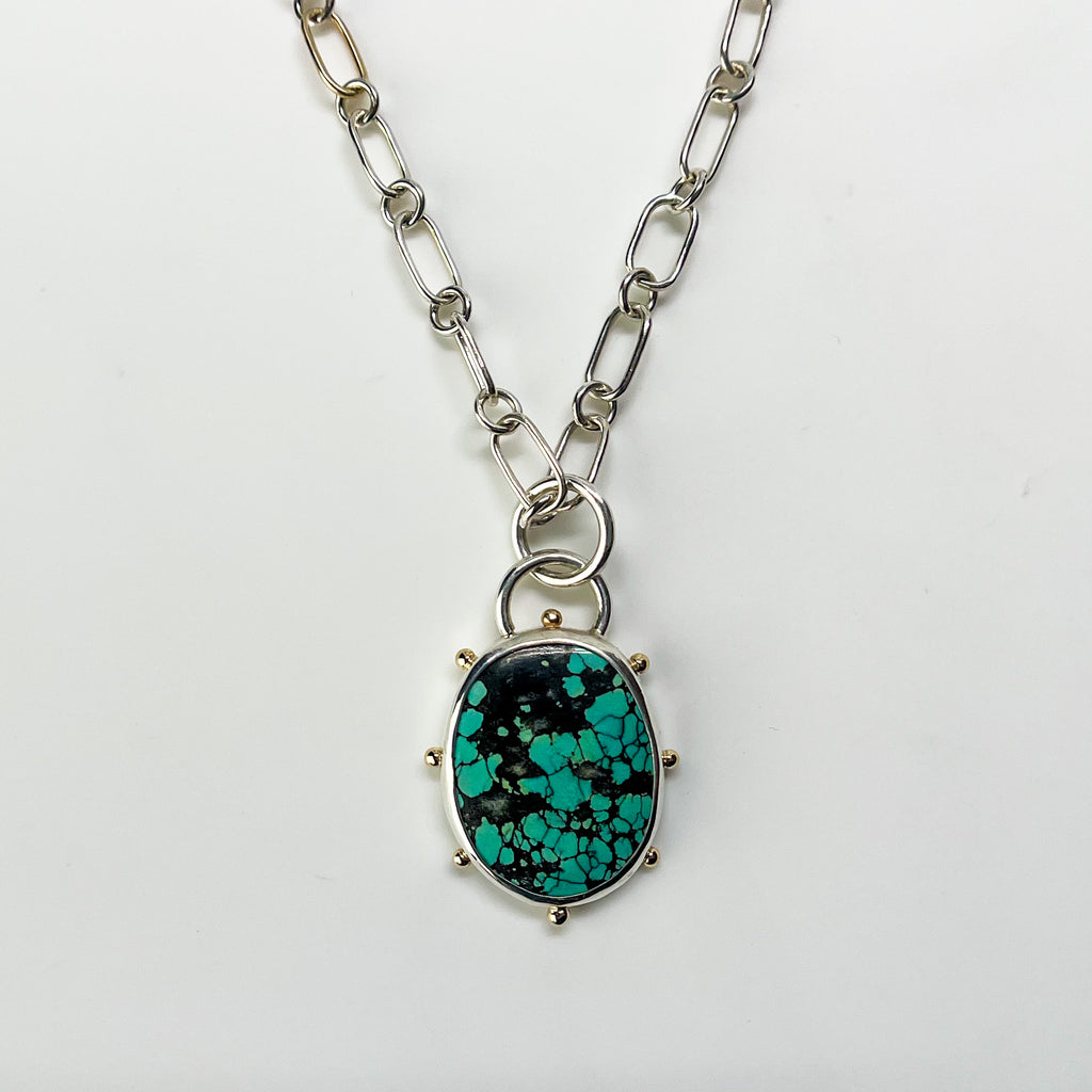 Turquoise Beach Bauble Necklace