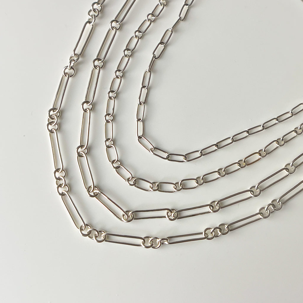 Medium Long Single Loop Chain – Anne Waddell Jewelry