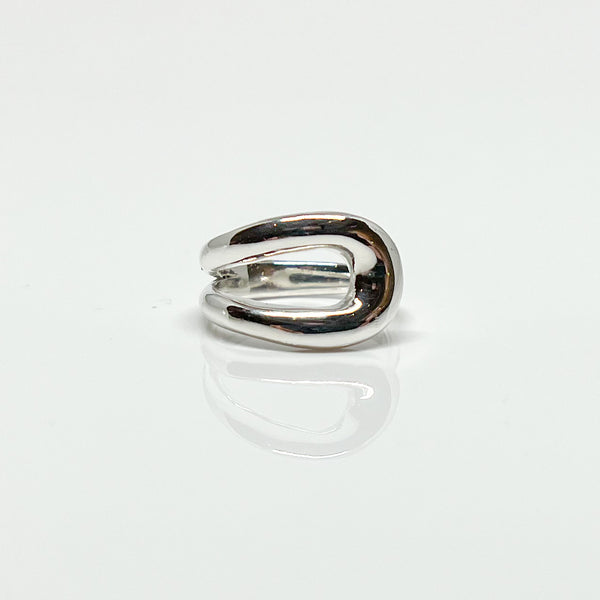 Silver U Shaped Ring