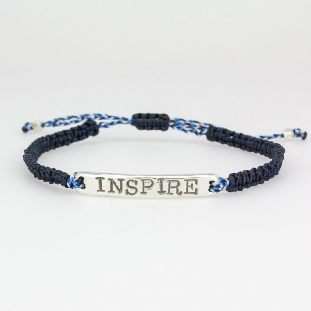 Word of the Year Silver Mantra Bracelet