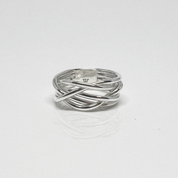 Sterling Silver Woven Ring