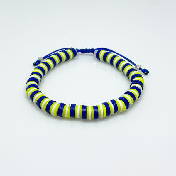 Wayzata Striped Vinyl Bracelet