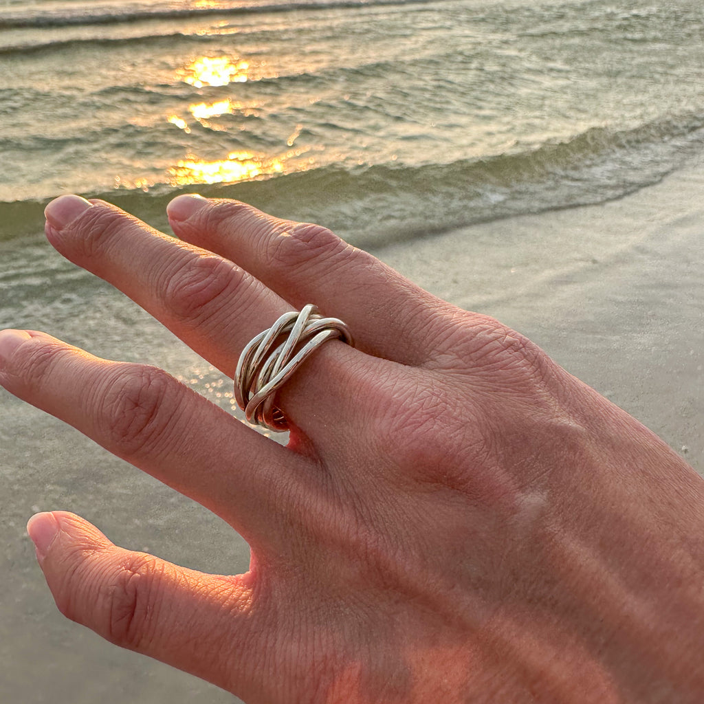 Sterling Silver Woven Ring
