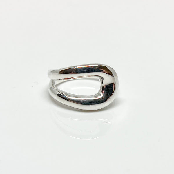 Silver U Shaped Ring