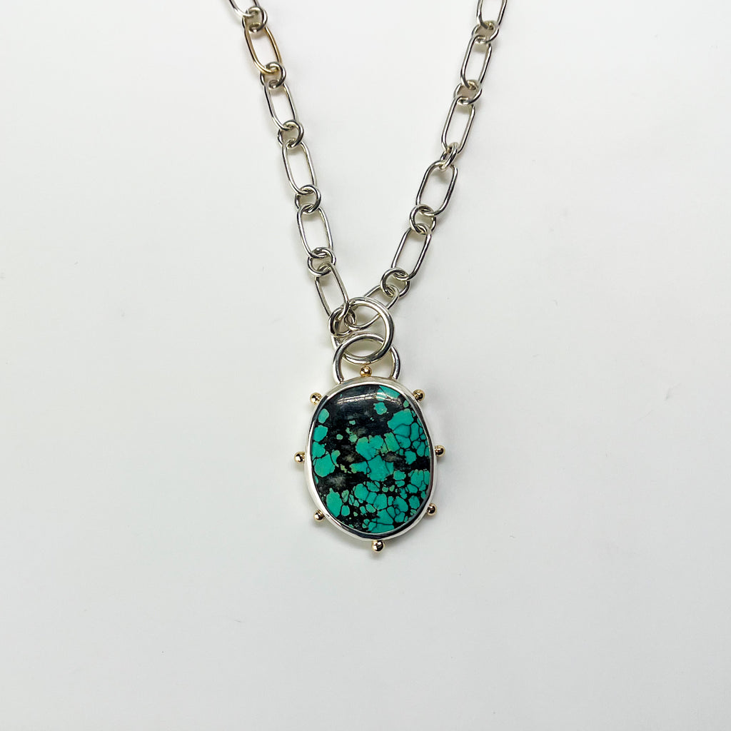 Turquoise Beach Bauble Necklace