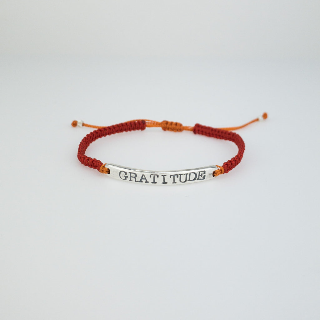 Word of the Year Silver Mantra Bracelet