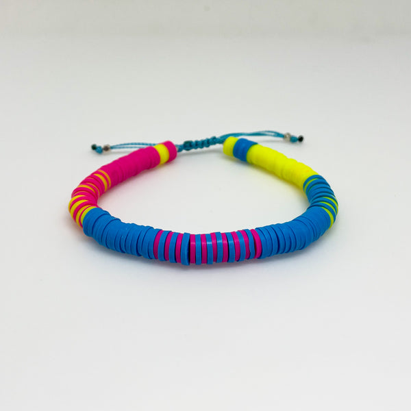 Naples Blue Vinyl Bracelet