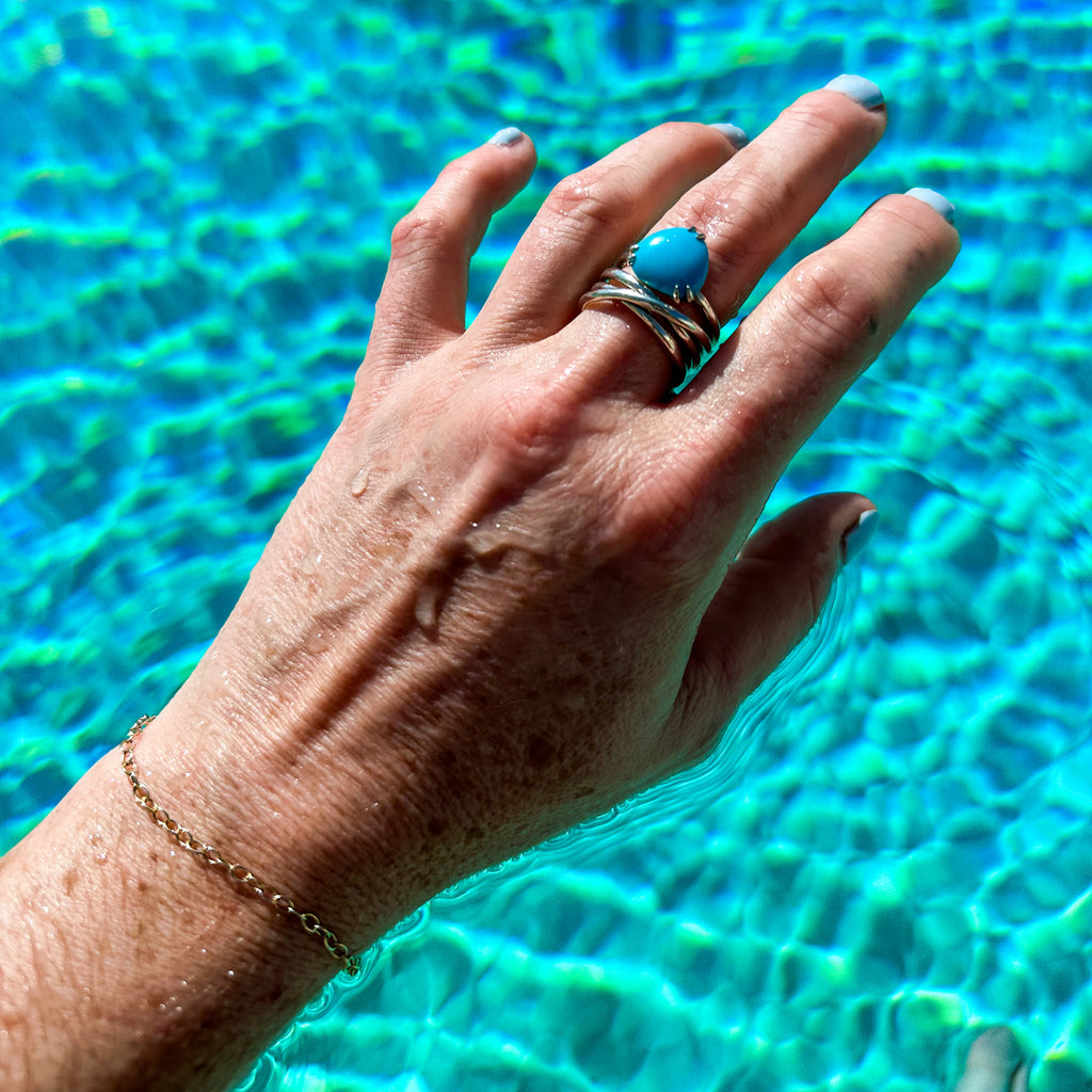 Sleeping Beauty Turquoise Solitaire